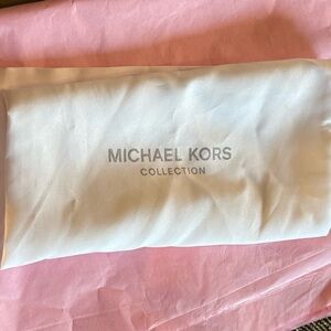 Michael Kors White and Pink Dust Bag